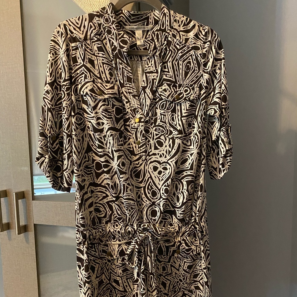 DVF tie waist dress/tunic